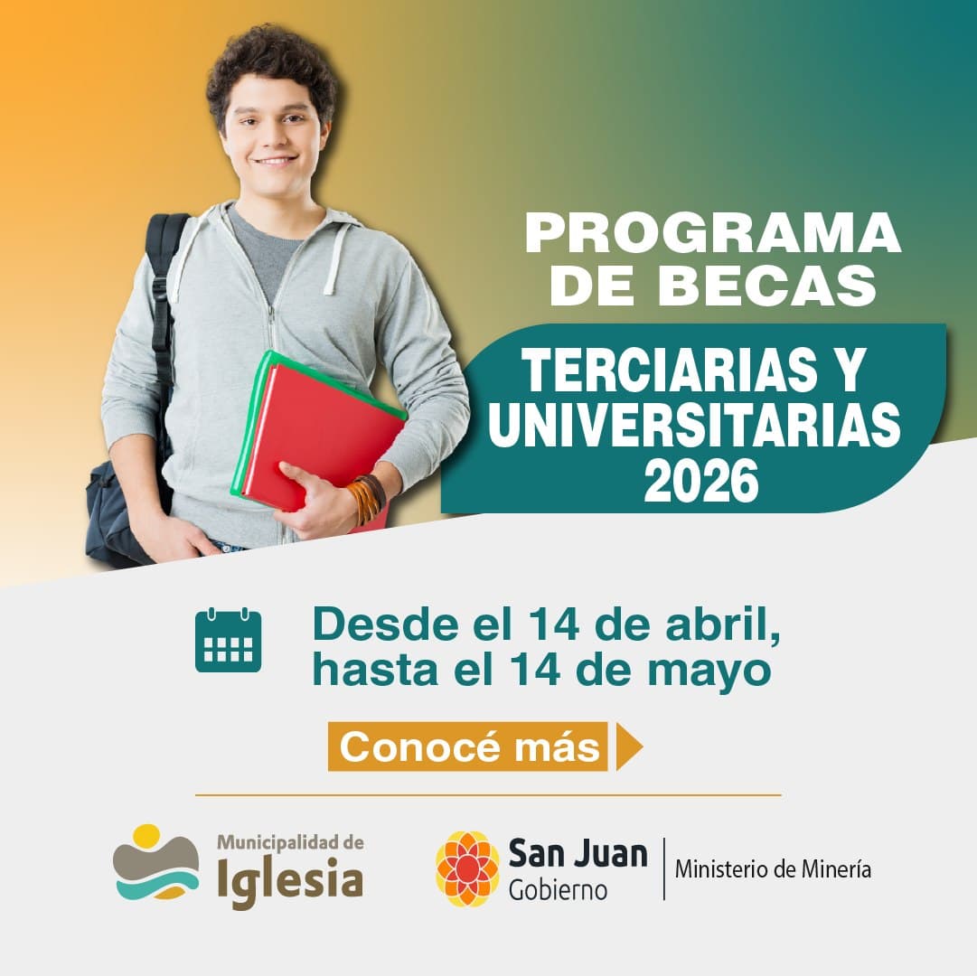 Ya está abierta la inscripción para las Becas Terciarias y Universitarias 2026