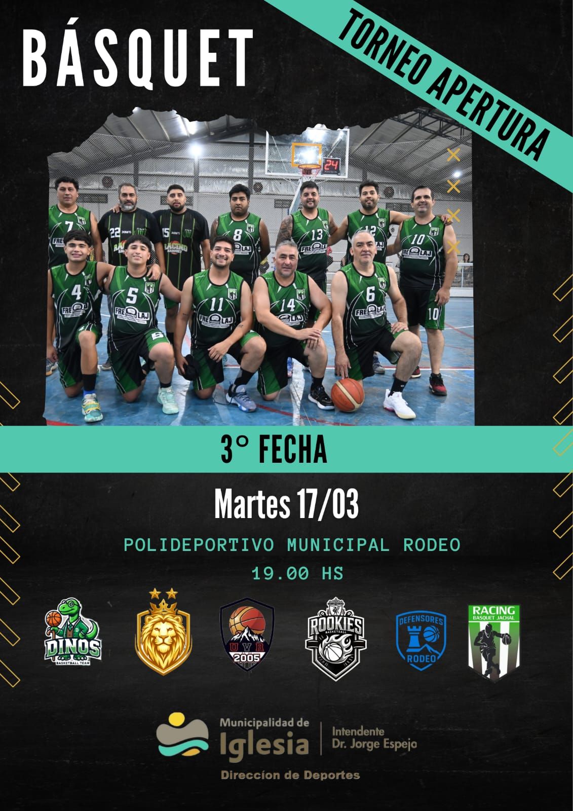 Se juega la 3° fecha del Torneo Apertura!